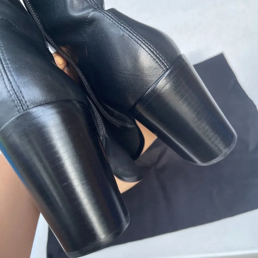 Schutz Amellie Bootie Black 10 - Picture 4 of 10